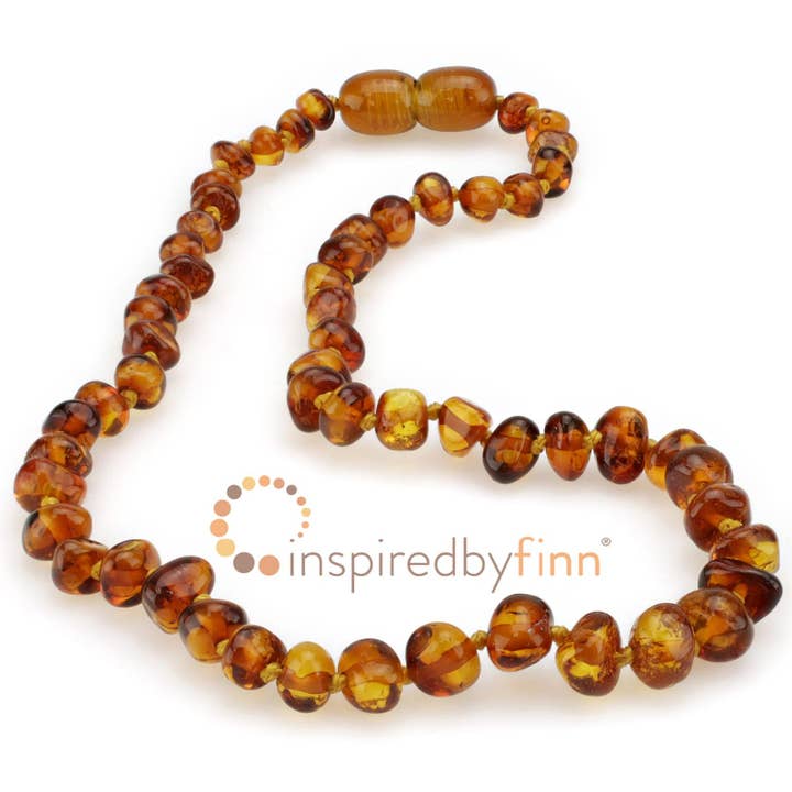 Polished Baltic Amber Necklace – Honey | 12 – 22” for wholesale by Inspired By Finn