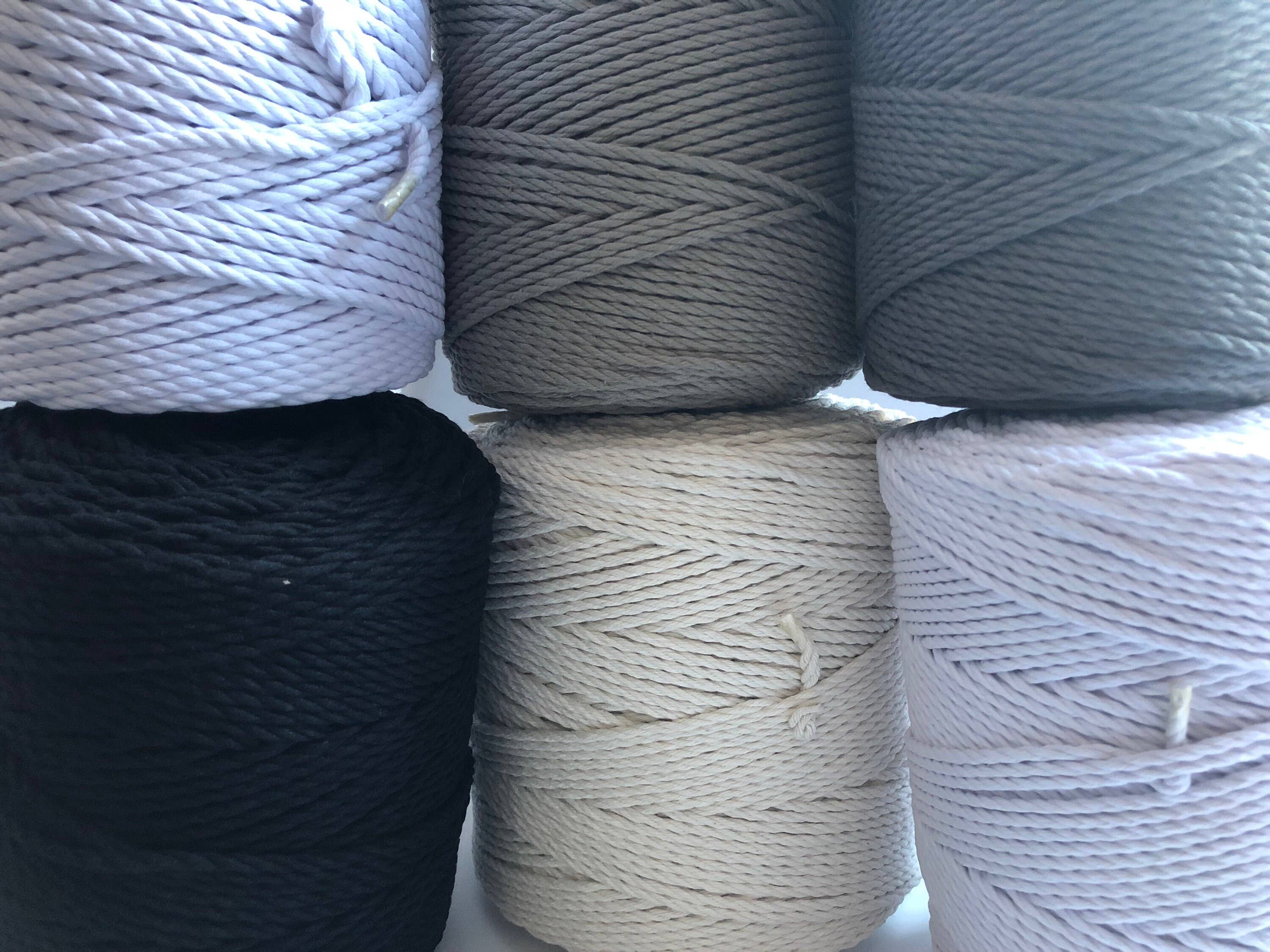 woolexperts – Engroshandel Garn – 4 mm macramésnor, reb, garn og tilbehør #48