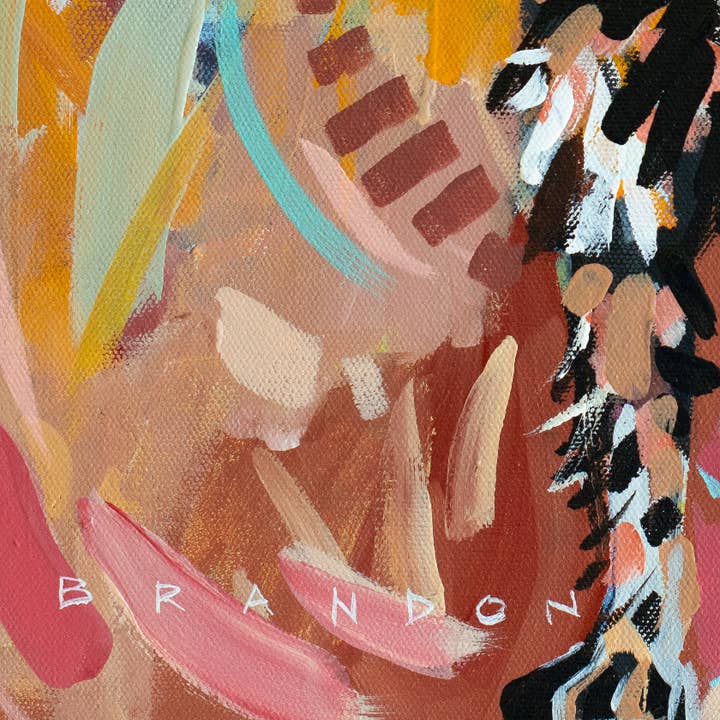 Brandon Art Co - Wholesale Art print - English Setter Swirl by Brandon Thomas | Archival-Quality Giclee Art Print1