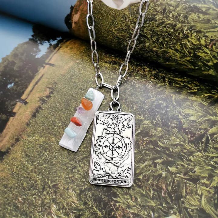 Wheel of Fortune Necklace for wholesale by Pampa Mia