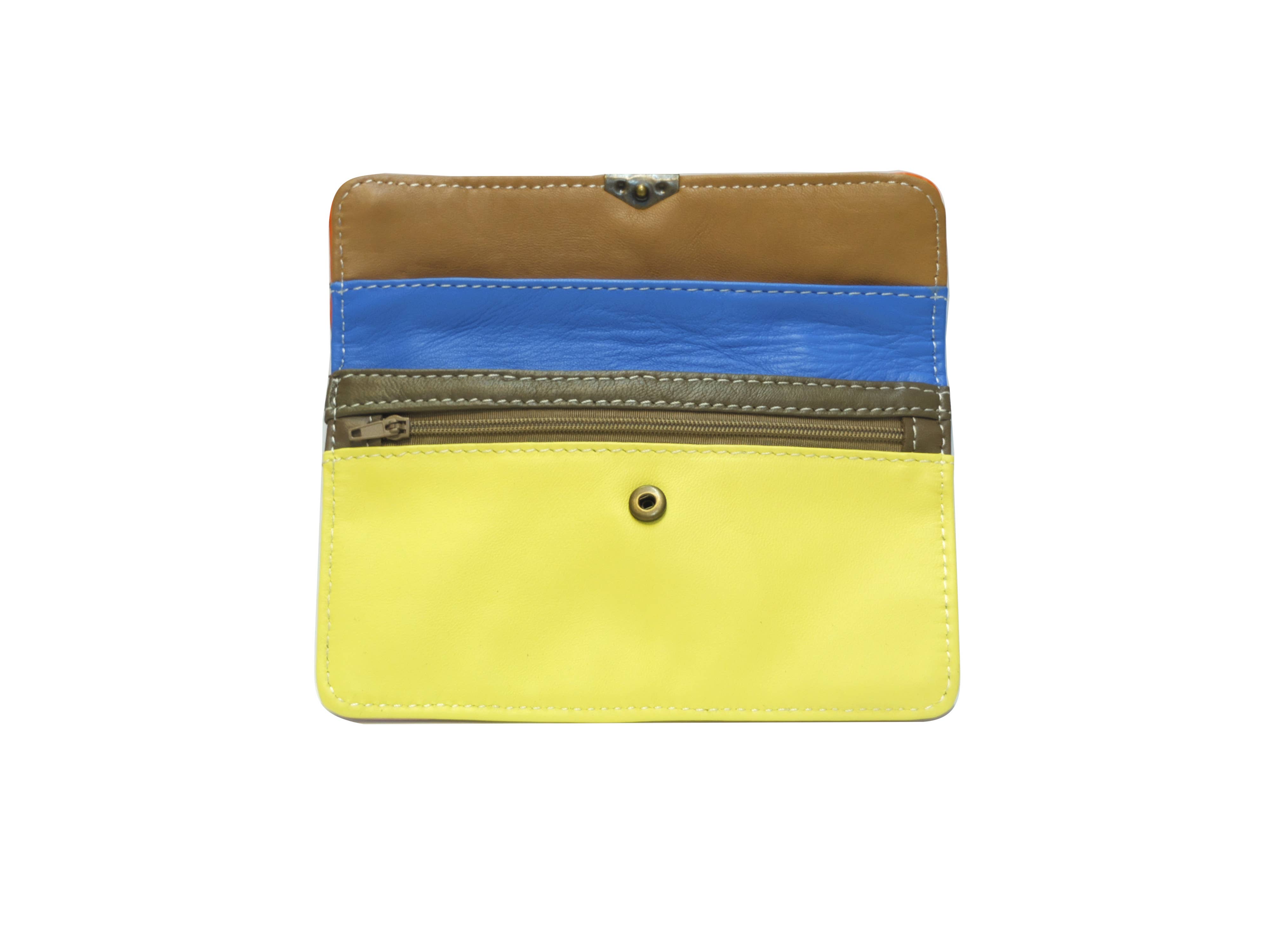 Royal marais - Vente Porte-monnaie – unisexe - porte monnaie multi poches en cuir Pm401719