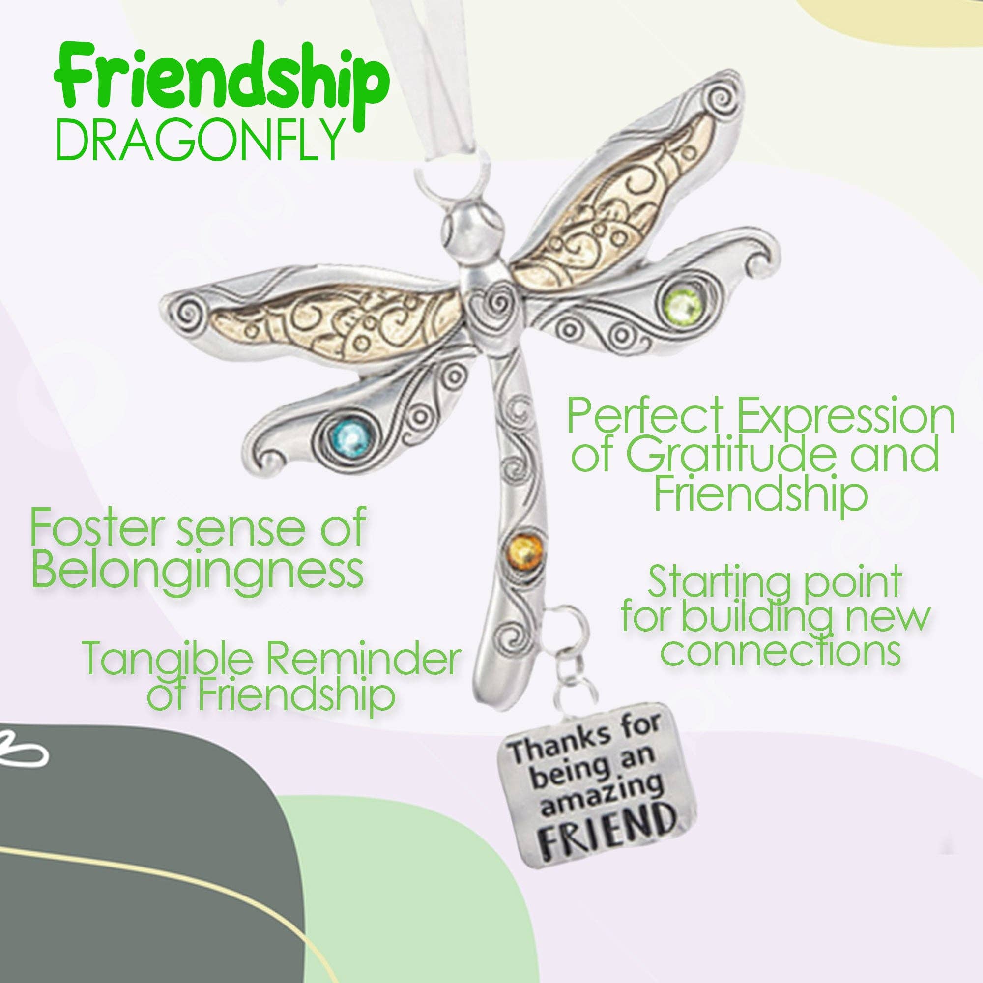 Elskandi - Wholesale Ornament - Friendship Ornament – Amazing Friend Dragonfly Ornament3