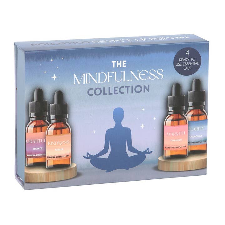 The Mindfulness Collection Blended Essential Oil Set for wholesale by Something Different Wholesale