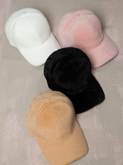 BONÉ DE BEISEBOL EM PÊLO FALSO | 40CP0018 por atacado de JOSSLYN by wall to wall