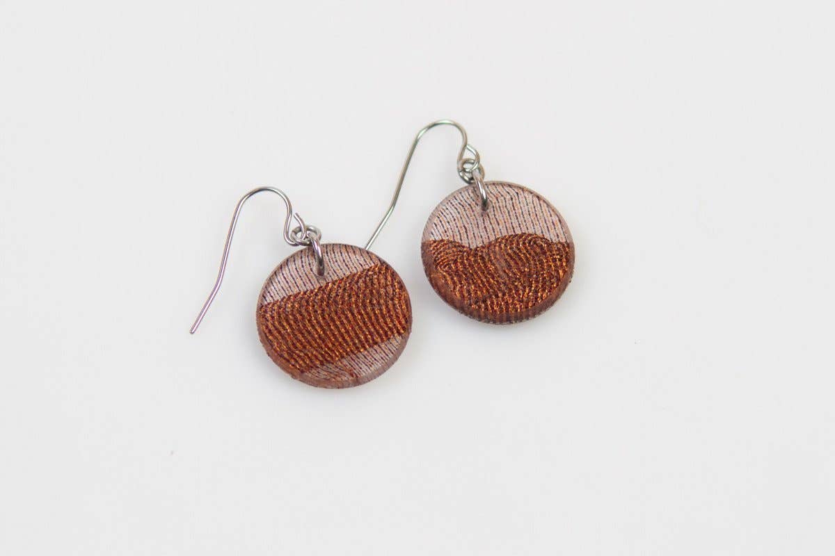 dconstruct - Vente Boucles d'oreilles pendantes - Boucles d'oreilles Ecoresin - Cercle17