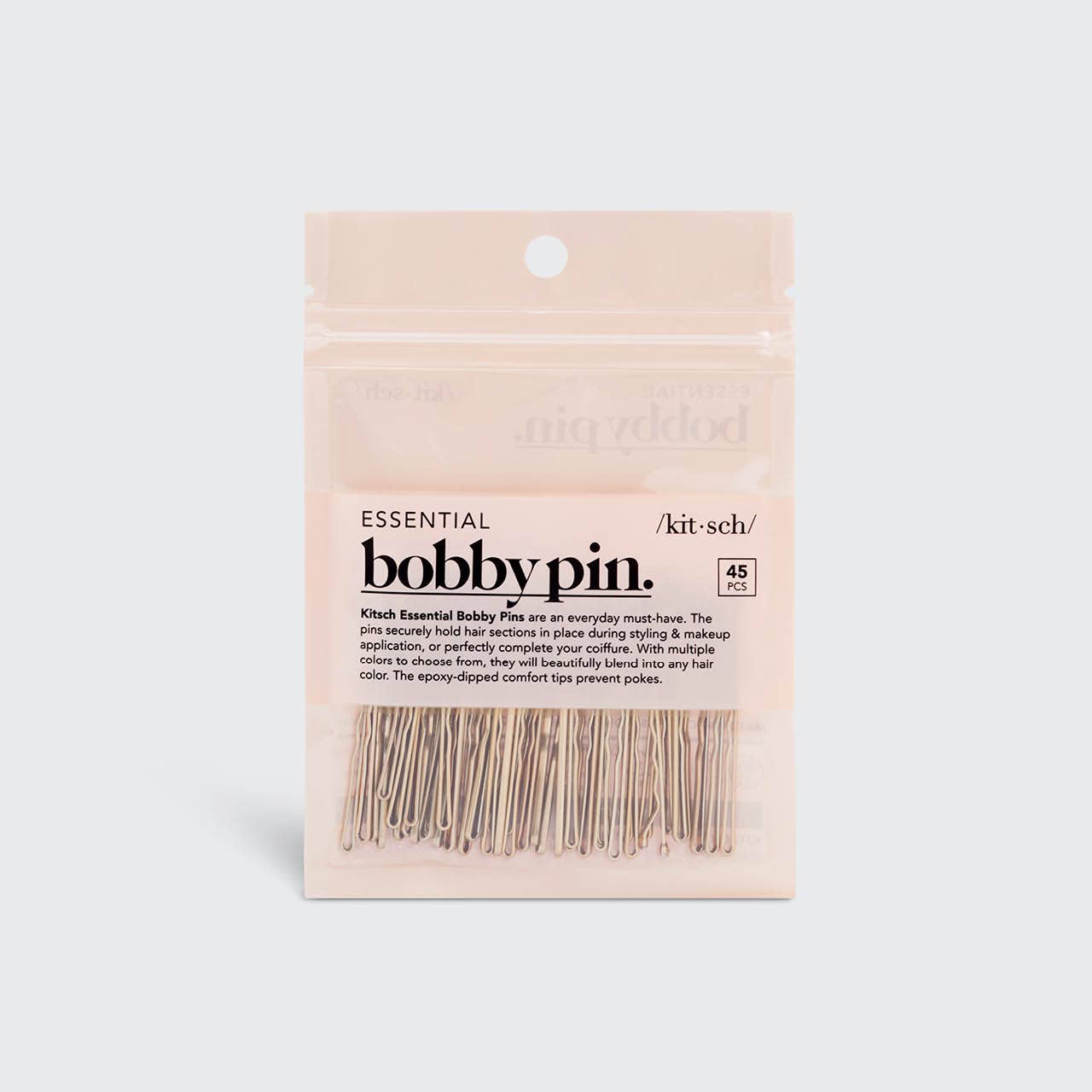 KITSCH - Wholesale Bobby Pin - Women's - Essential Bobby Pins 45pc - Blonde3