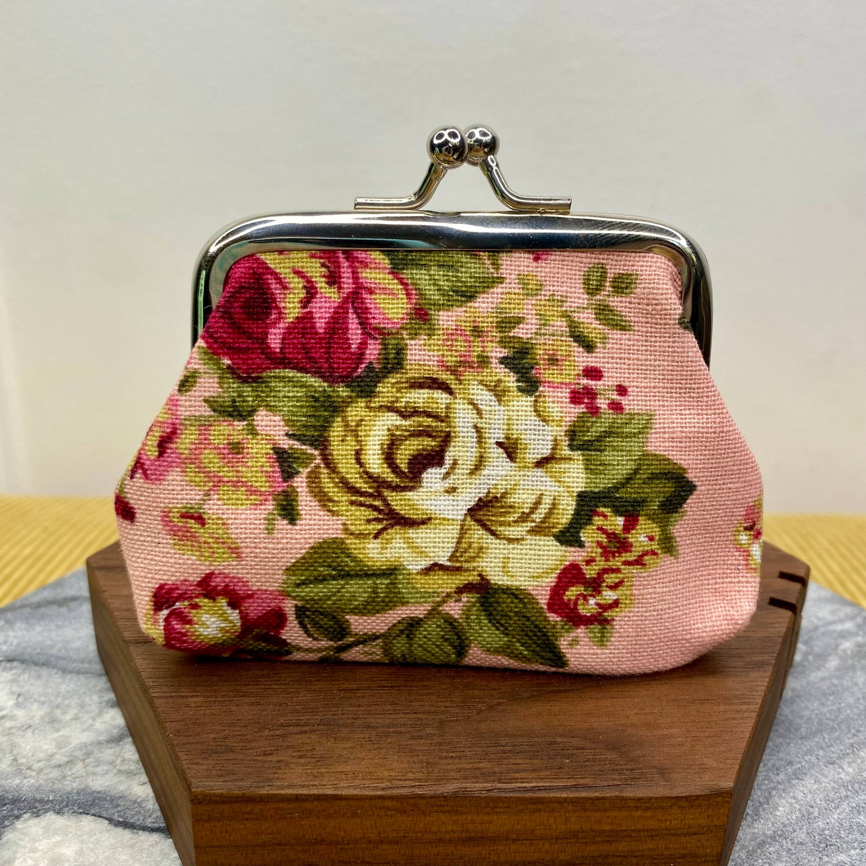 Hive Supply - Wholesale Coin Purse - Women's - Clamshell Coin Purse Wallet (Smaller) - Floral8