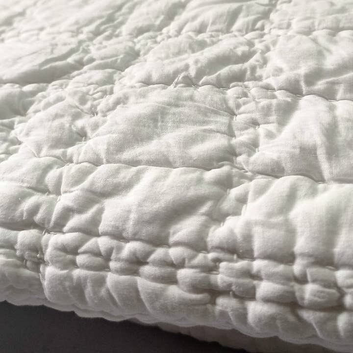 Neem Living - Wholesale Quilt - Check Box Quilt 92"x96"4