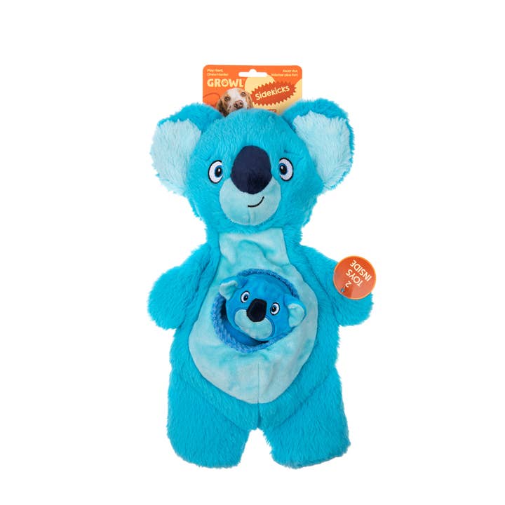 Growl Sidekicks Koala Joey for wholesale by Hofman Animal Care