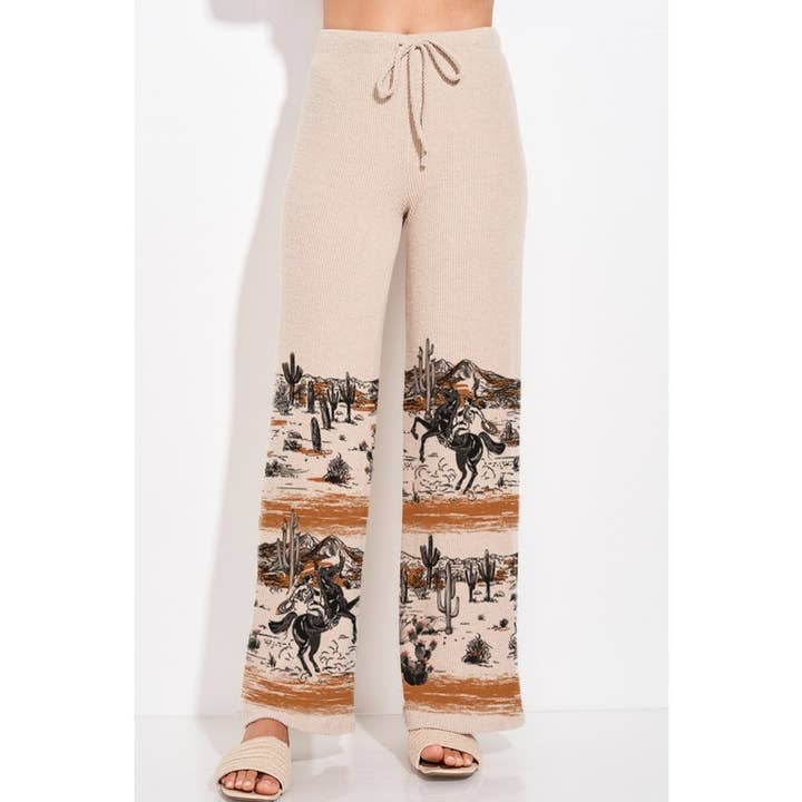 Phil Love - Wholesale Lounge Set - Women's - Aztec print rib Hoodie loungewear set p