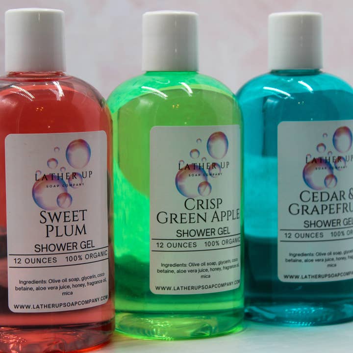 The Clean Shower Gel for wholesale by Lather Up Soap Company