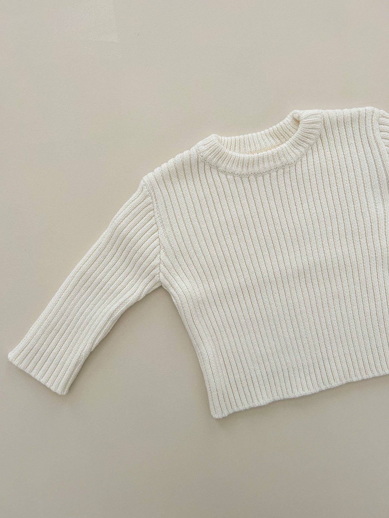 Petite + Co - Vente Ensemble haut et pantalon – bébé - Ensemble côtelé classique | Milk1