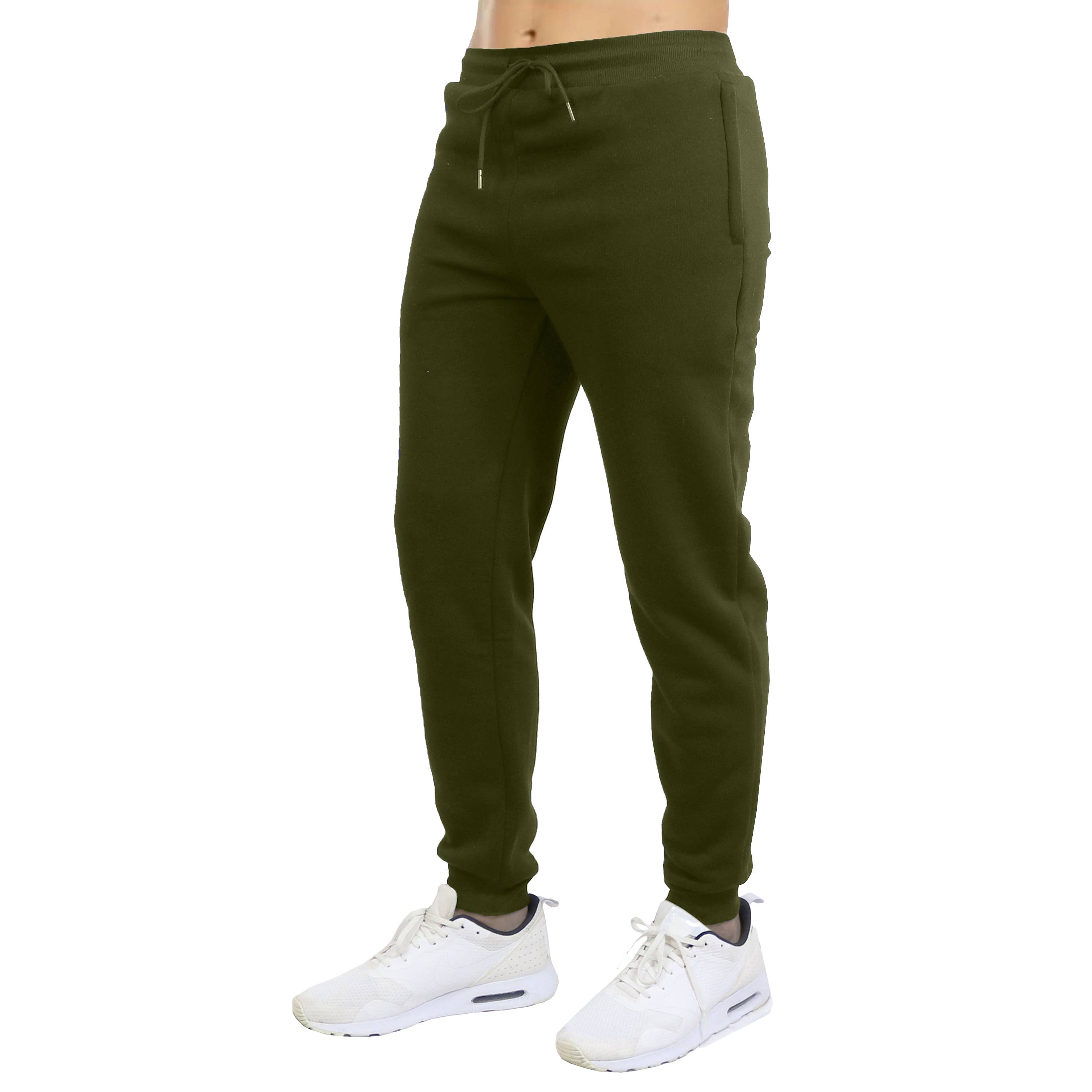 Galaxy By Harvic - Wholesale Athletic Sweatpants/Joggers - Men's - Men's Premium Fleece Jogger Sweatpants W Hidden Zip Pockets4
