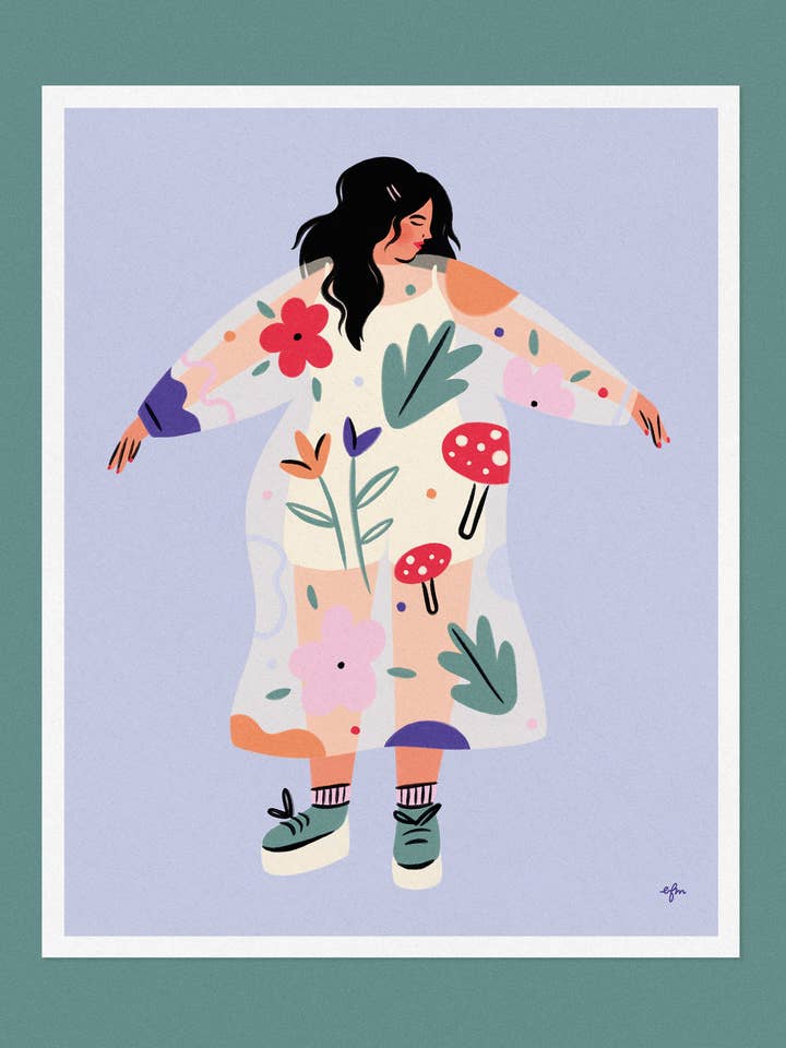 Nature Babe Print for wholesale by Olivia Faye Co