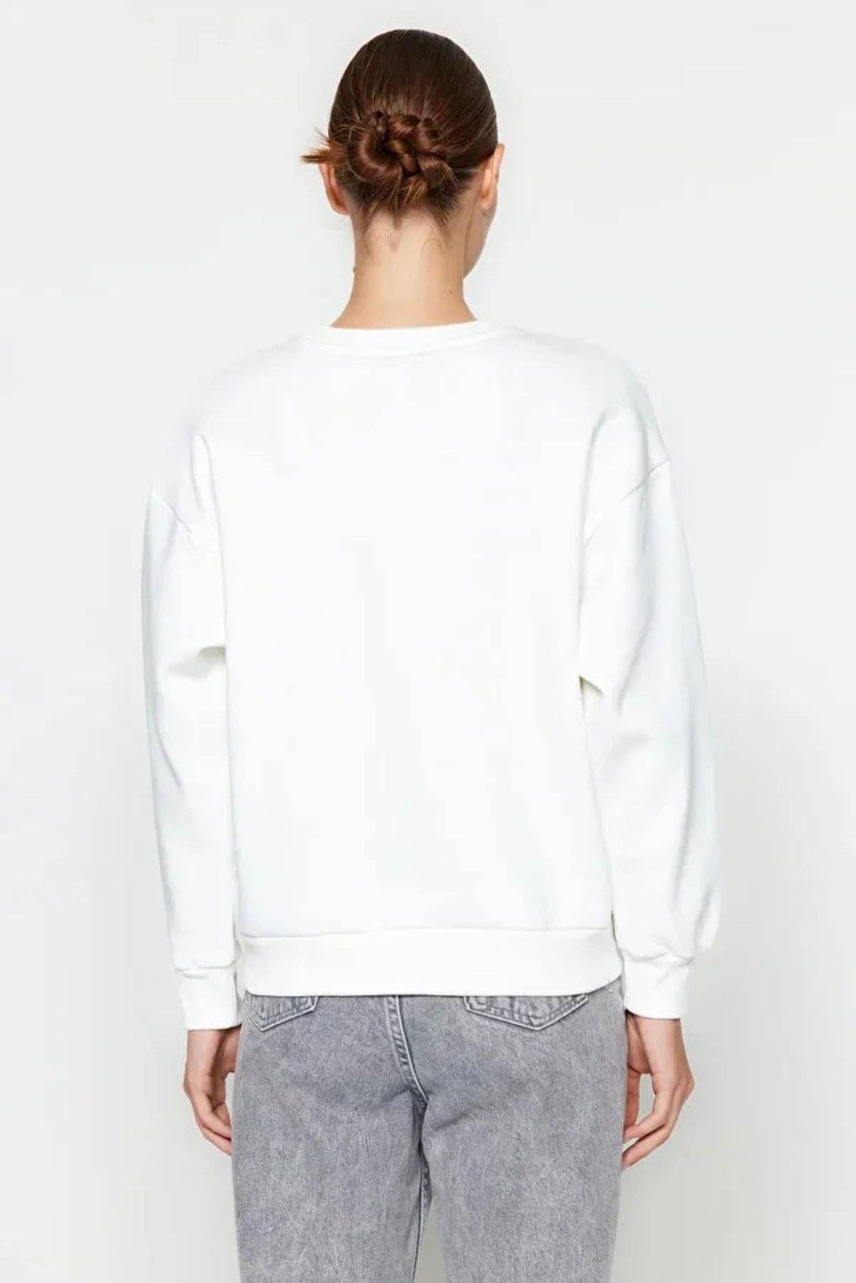 Hoxton Gal – wholesale Sweatshirt – Women's – Thick Fleece-Lined Regular Fit Crew Neck Basic Knit Sweatshirt32