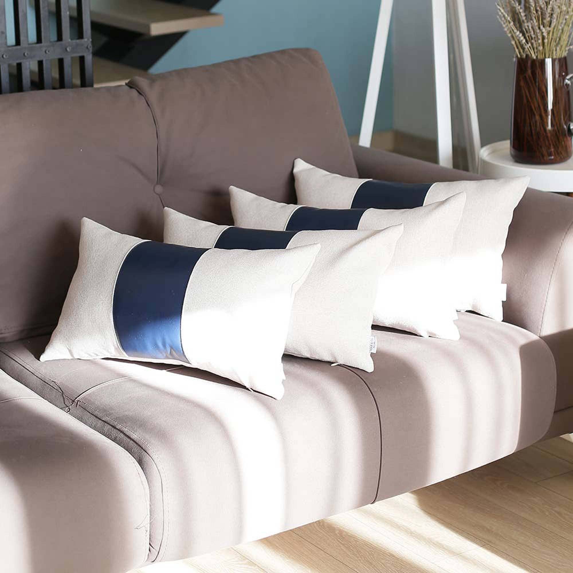 MIKE & Co.   NEW YORK – Großhandel Zierkissenbezug – Dekokissenbezug aus veganem Kunstleder, 4 Stück10