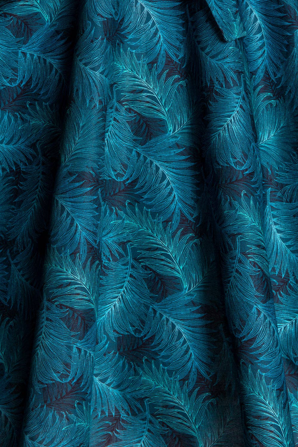 Heart of Haute – Großhandel Kleid – Damen – Serena Swingkleid - Blaugrüne Farne6