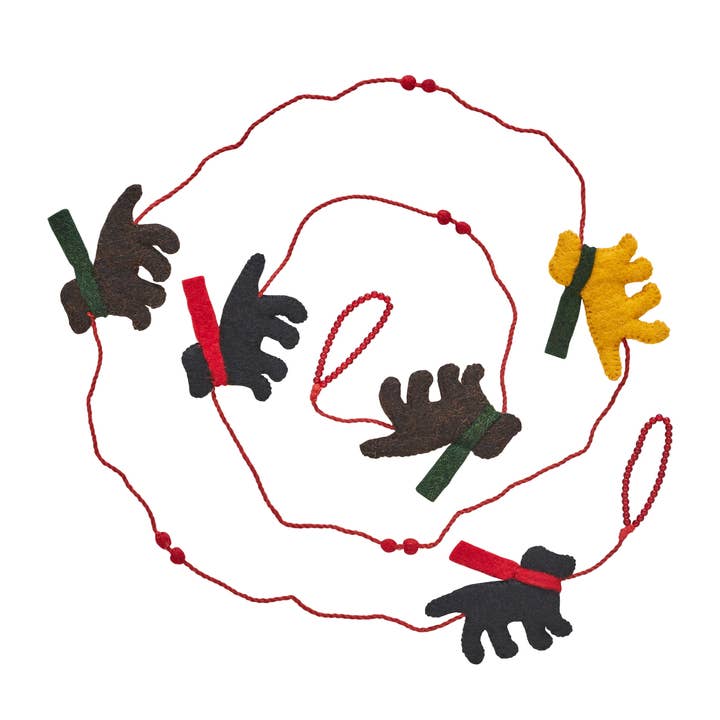 Arcadia Home - Wholesale Ornamentset - 9-delige hondenkerstversiering set voor kerstbomen op tafel2