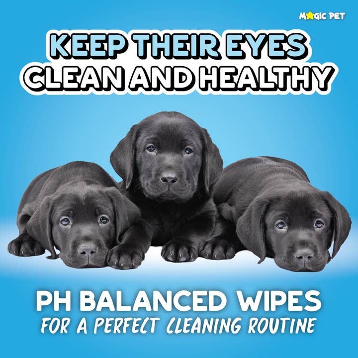 Magic Pet - Wholesale Pet Grooming Aid - Dog - Magic Pet Hypoallergenic Cat & Dog Eye Cleaner Wipes 120 ct.3