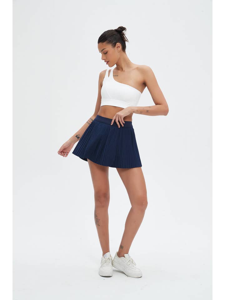 Mantra Active - Wholesale Athletic Skirt - Women's - Laila Pleated Active Tennis Skirt4