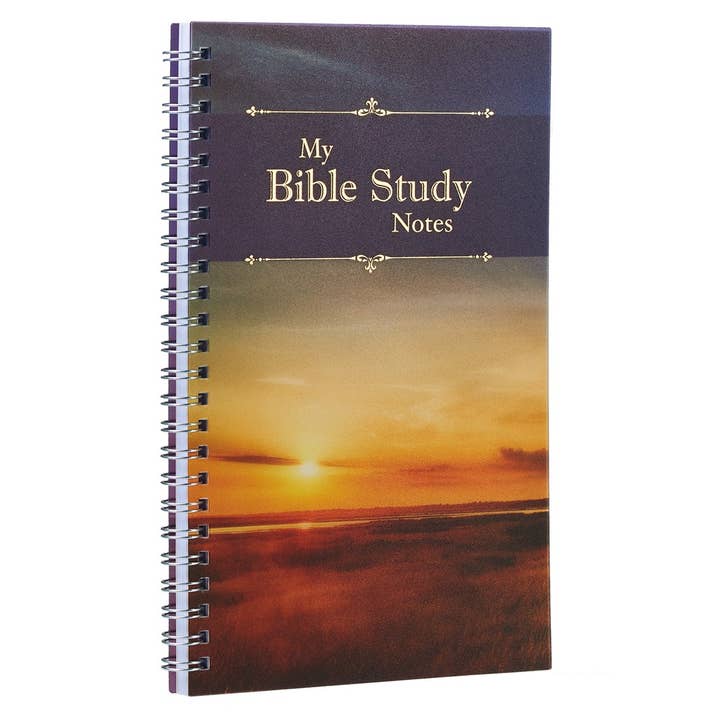 Christian Art Gifts - Wholesale Notebook - Notebook Wirebound My Bible Study Notes