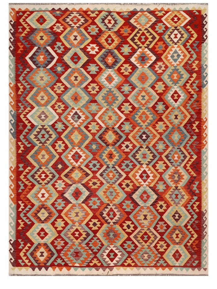 Maimana Afghanistan Kelim-Teppich - 342 x 250 cm für den Großhandel von Imaco Rugs