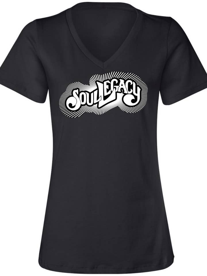 SOUL BURST V-NECK LADIES T-SHIRT for wholesale by SOUL LEGACY INC.