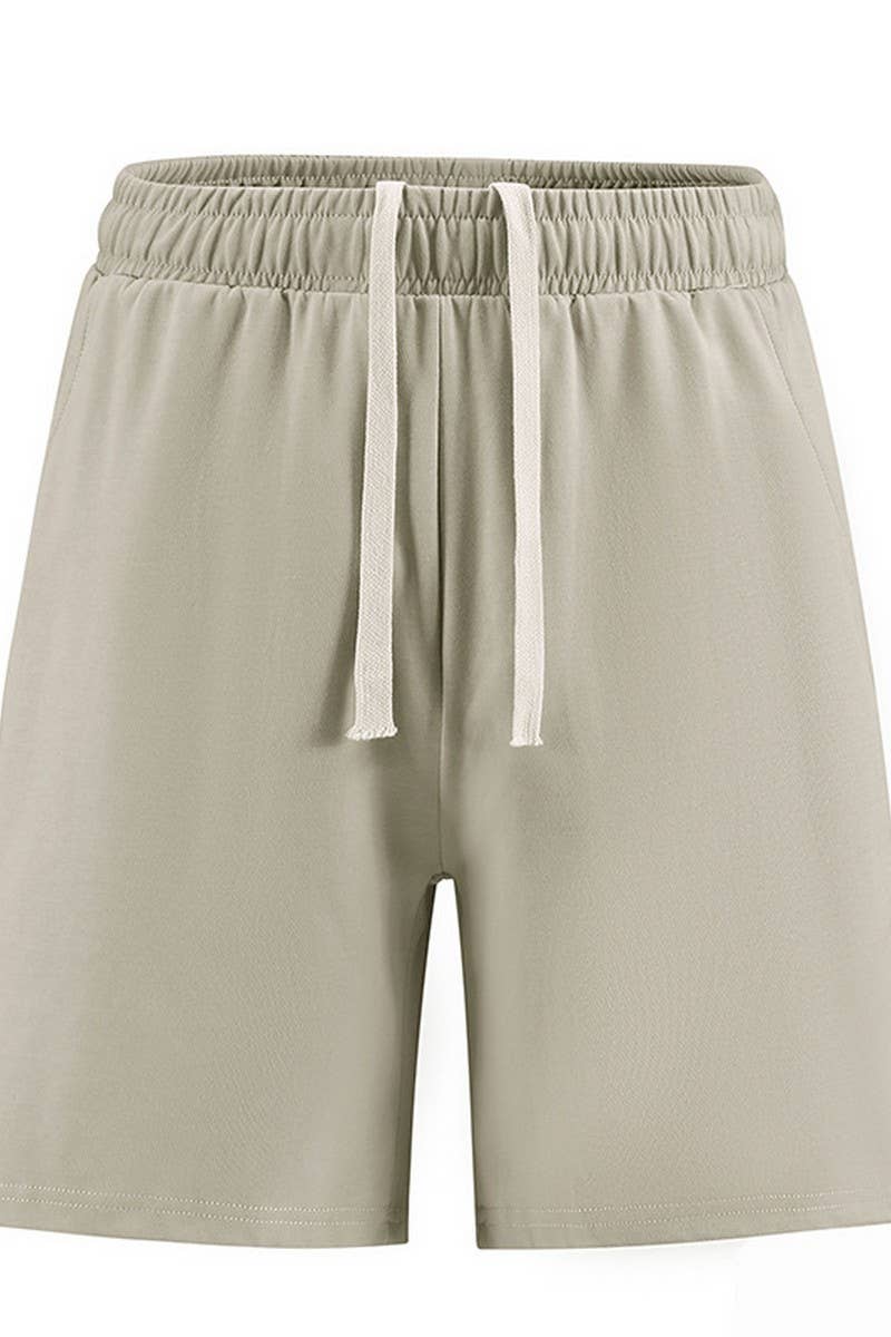 NINEXIS - Wholesale Shorts - Men's - CWBSP0612_MEN'S SOLID DRAWSTRING QUICK DRY SHORTS3