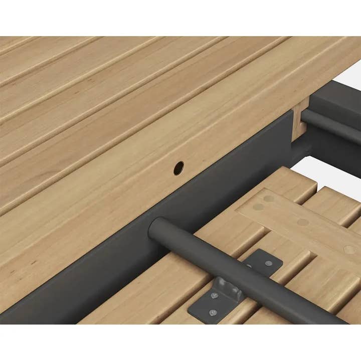 LOOMLAN - Wholesale Patio Table - Geneve Aluminum Outdoor Dining Table7