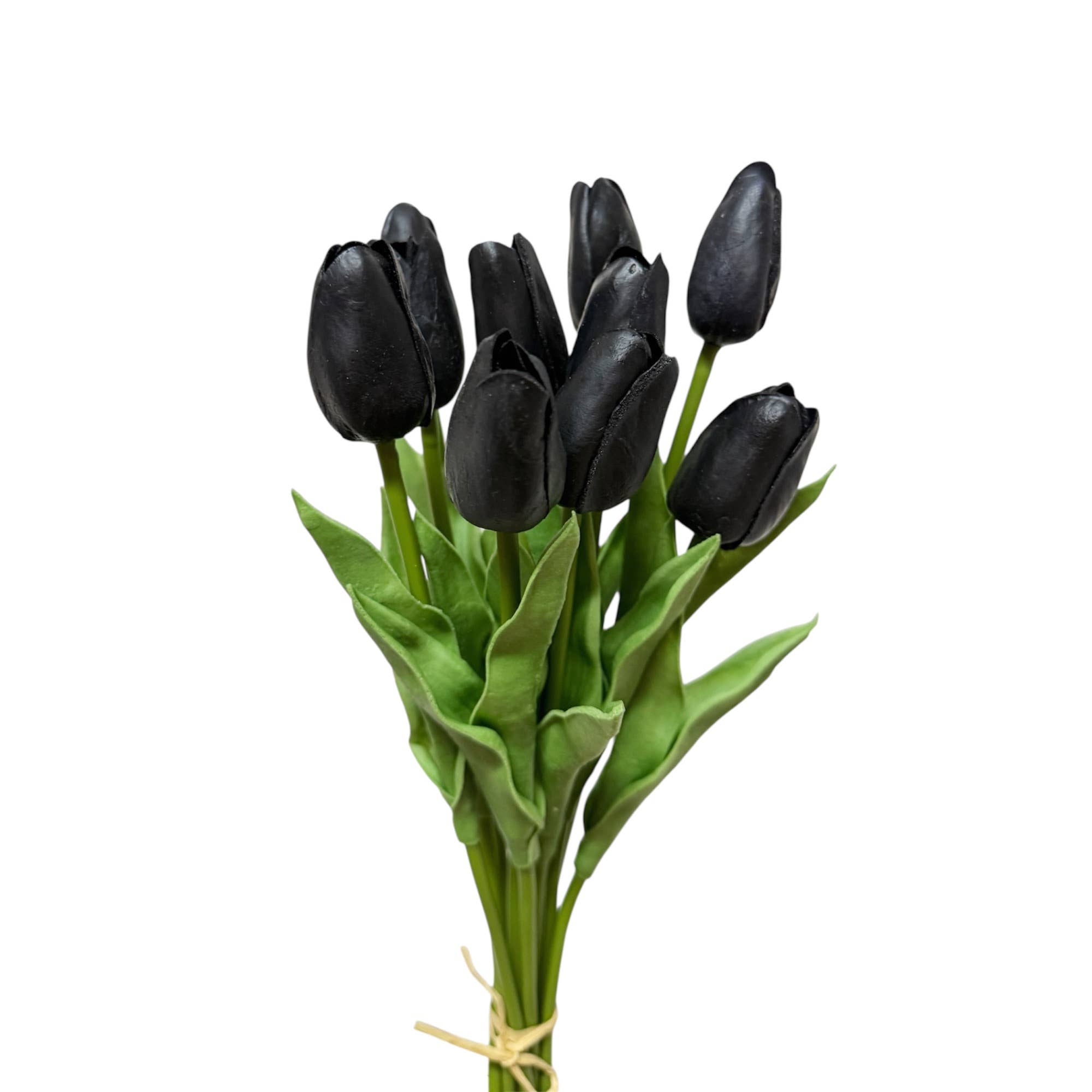 Sun Decorer - Wholesale Artificial Flowers - Artificial Real Touch Tulip Stems (Bunch of 10)5