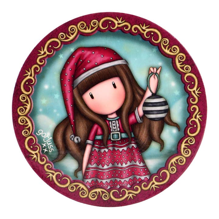 SANTORO - Wholesale Coffee Mug - Mug and Coaster Set - Santoro Gorjuss 'Tis the Season'