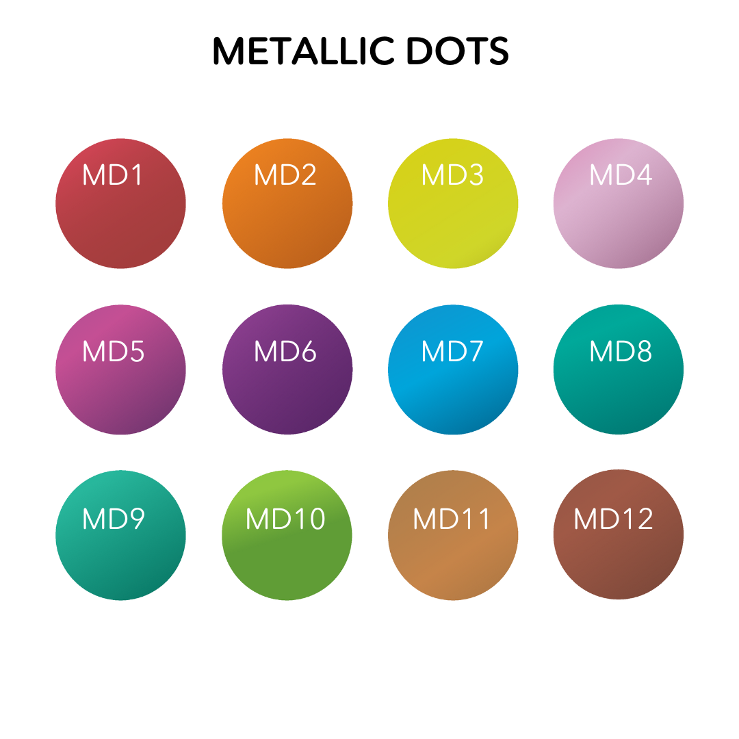 Life of Colour - Wholesale Marker - Metallic Dot Markers Acrylic Paint Pens -  Set of 126