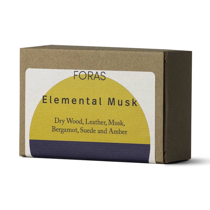 Elemental Musk Soap Bar for wholesale by Foras Fragrance & Skincare