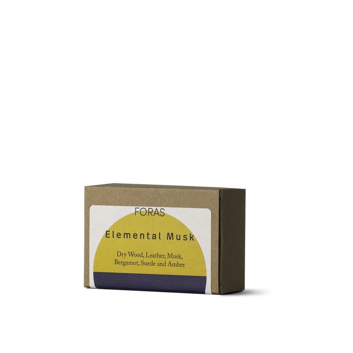 Elemental Musk Soap Bar for wholesale by Foras Fragrance & Skincare