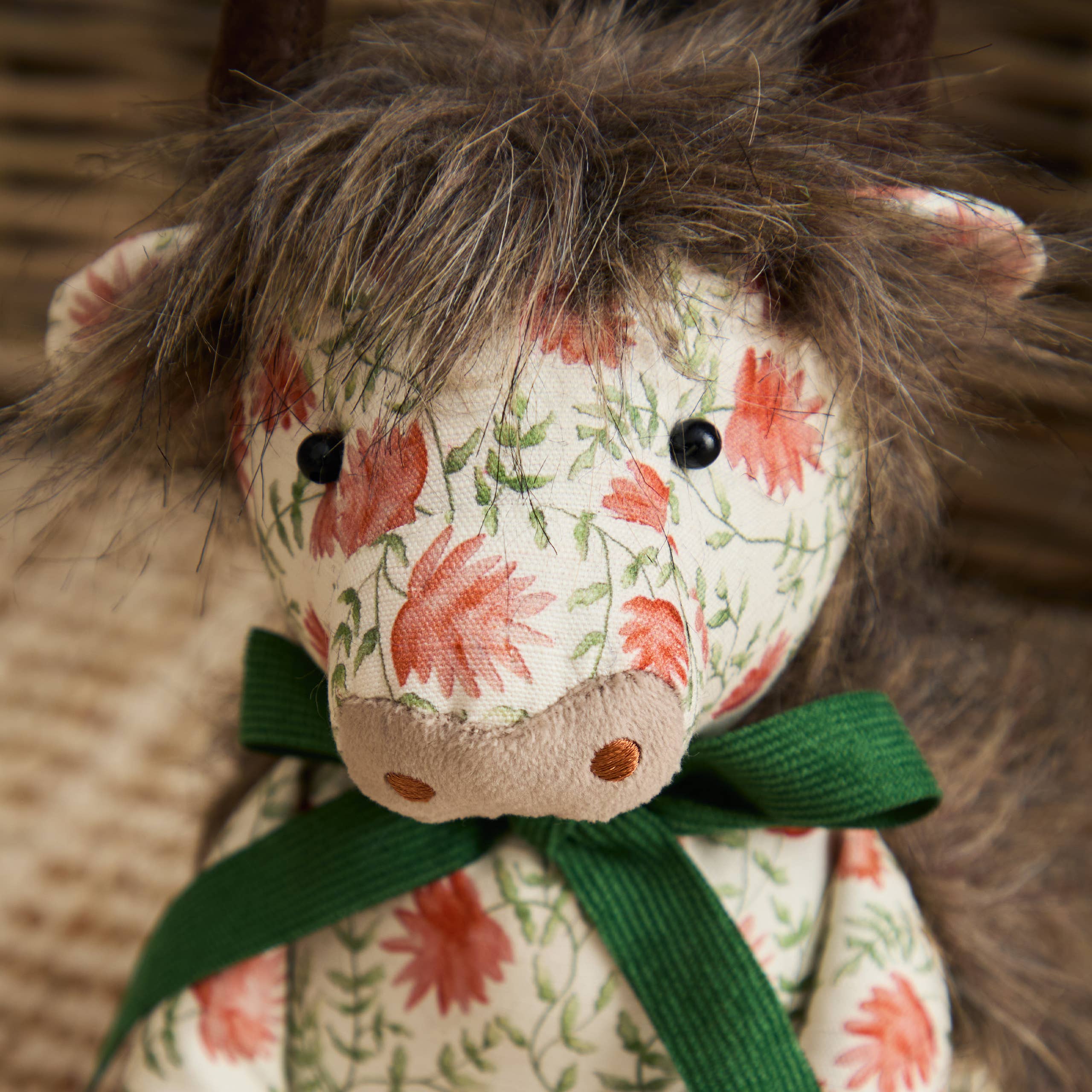 Hugo Highland Cow Door Stop Multicolour for wholesale on Faire1