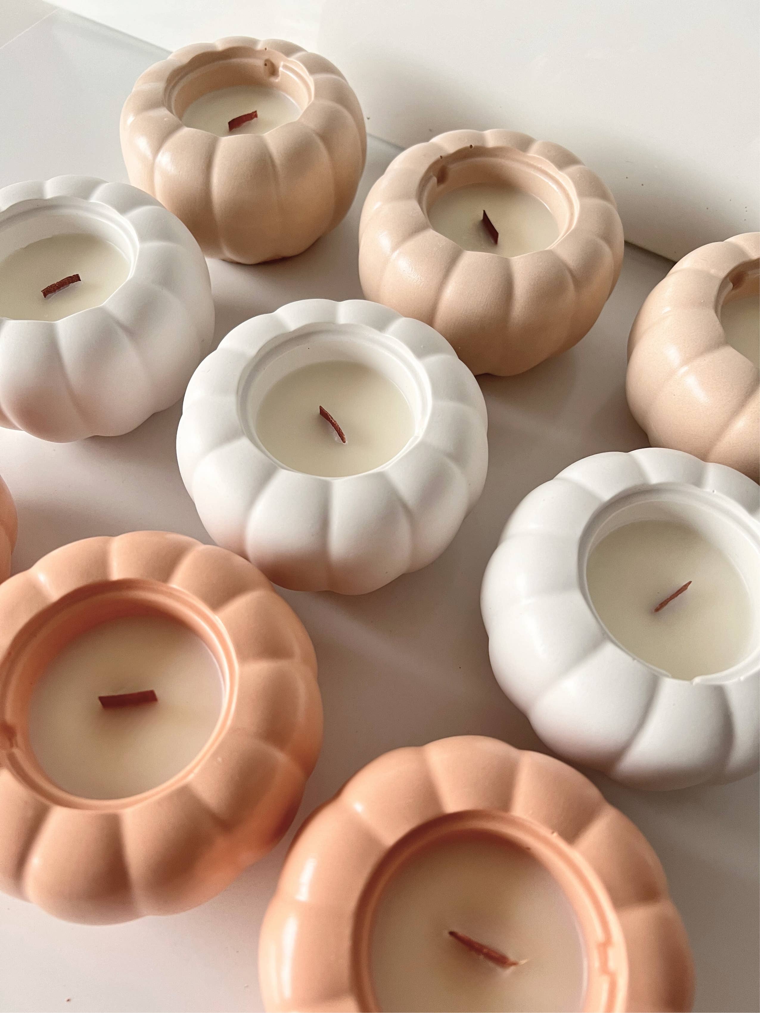 Studio Rein - Wholesale Jar/Filled Candle - Pumpkin Soy Wax Candle | Wood Wick Candle5