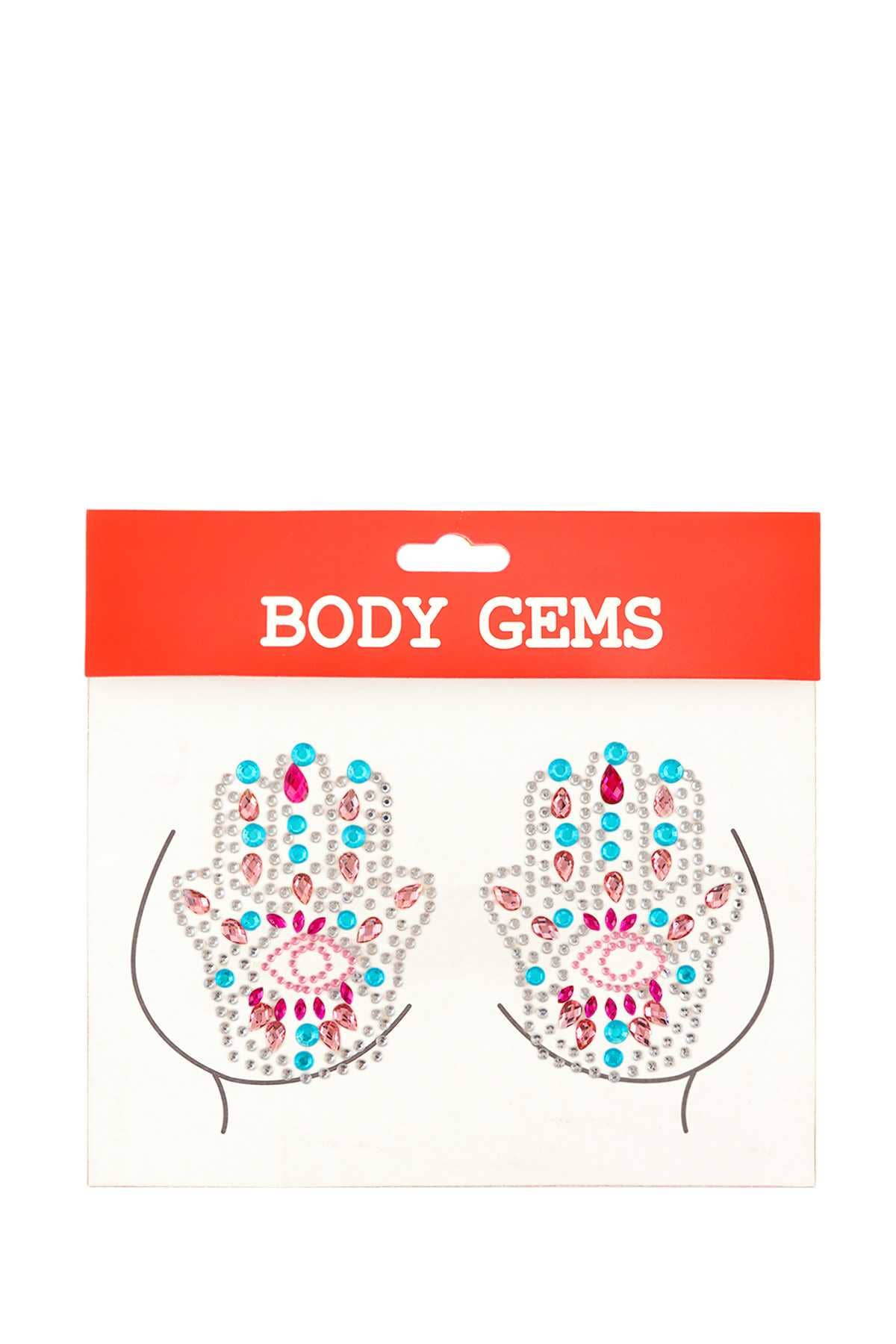 MULTI Rhinestone krop smykker perler bryst glitter klistermærke 316 for engroshandel på Faire1