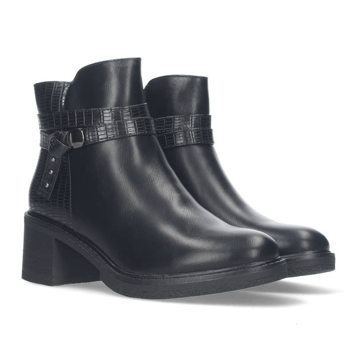 Krokodilleder-Stiefelette mit Absatz für Damen für den Großhandel von Brideluxe Mayorista