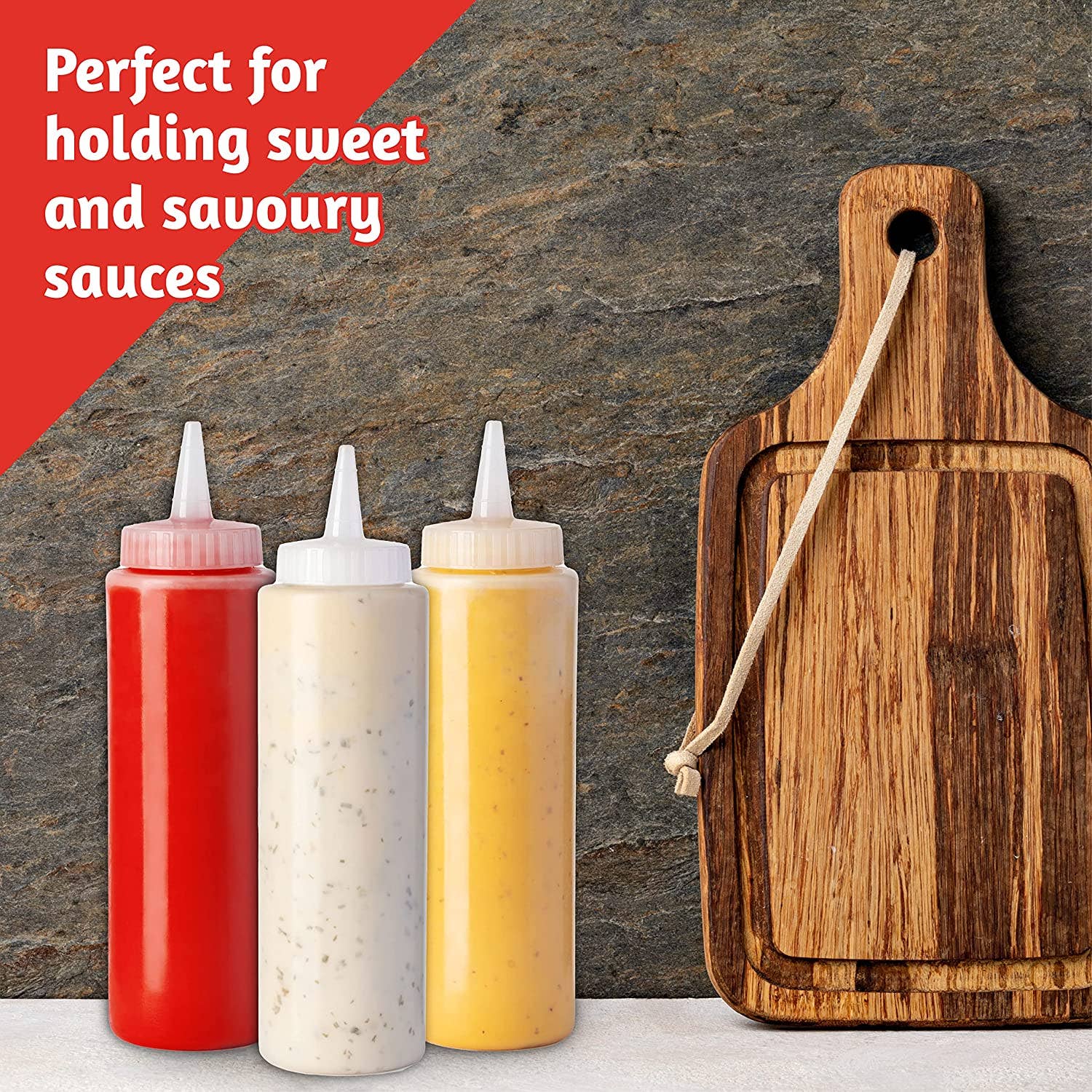 Jara Trading - Wholesale Food storage container - Plastic Squeeze Bottles for Multiple Uses4