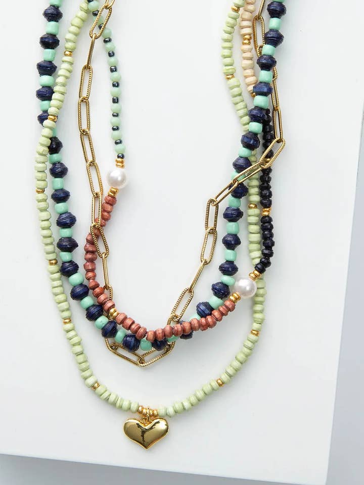 Kindred Heart Necklace for wholesale by Noonday