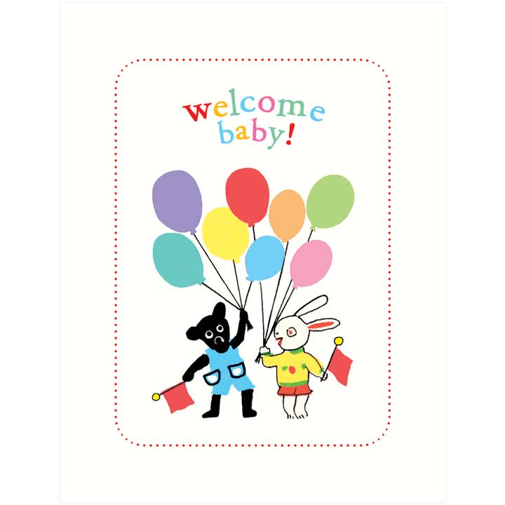 Welcome Baby! | Baby Greeting Card for wholesale by Lucca Paperworks