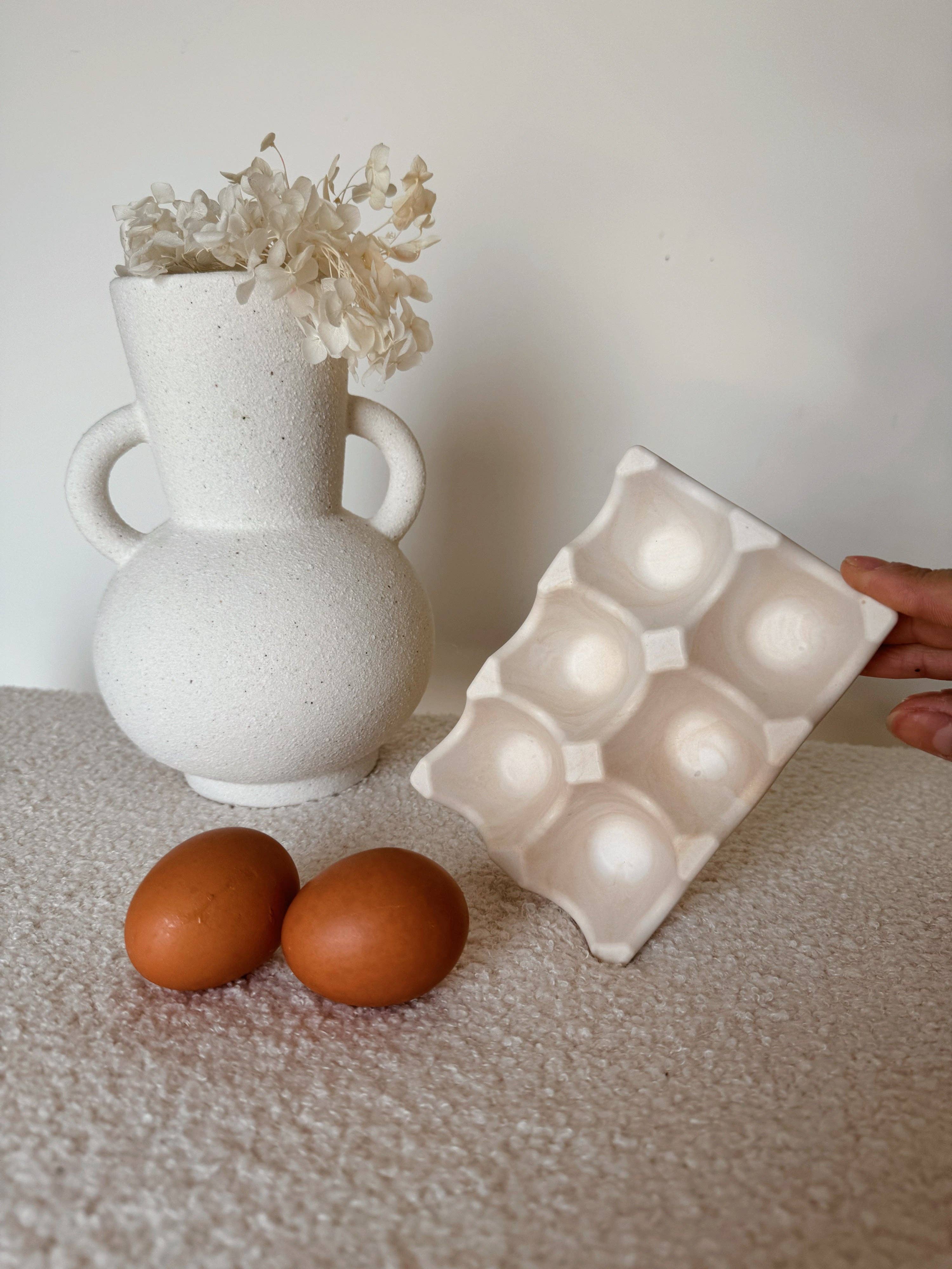 My Milky Candle – wholesale Dekorativ tallrik/fat/skål – Jesmonite äggbricka i valfri färg7