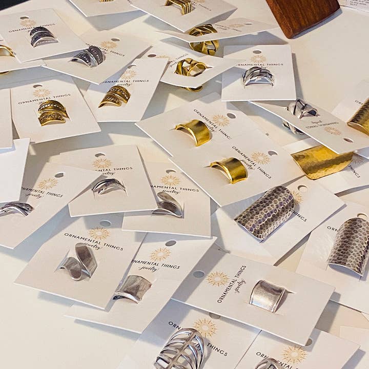 Ornamental Things - Wholesale Band/Stacked Ring - Silver Sparrow Bird Ring2