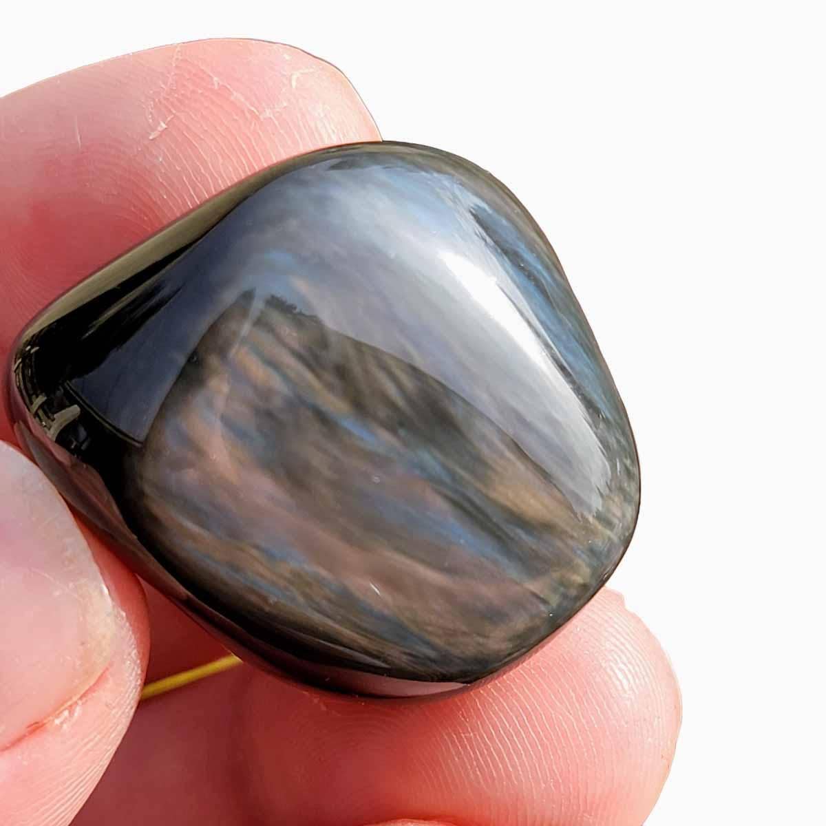 Lapidary Central – wholesale Spiritual stone/crystal – Velvet Obsidian Tumbled Polished Pocket Stones!6