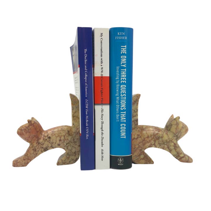 Soap Stone Cat Soapstone Bookends, Paper Weight Soapstone for wholesale by India Overseas Trading Corporation