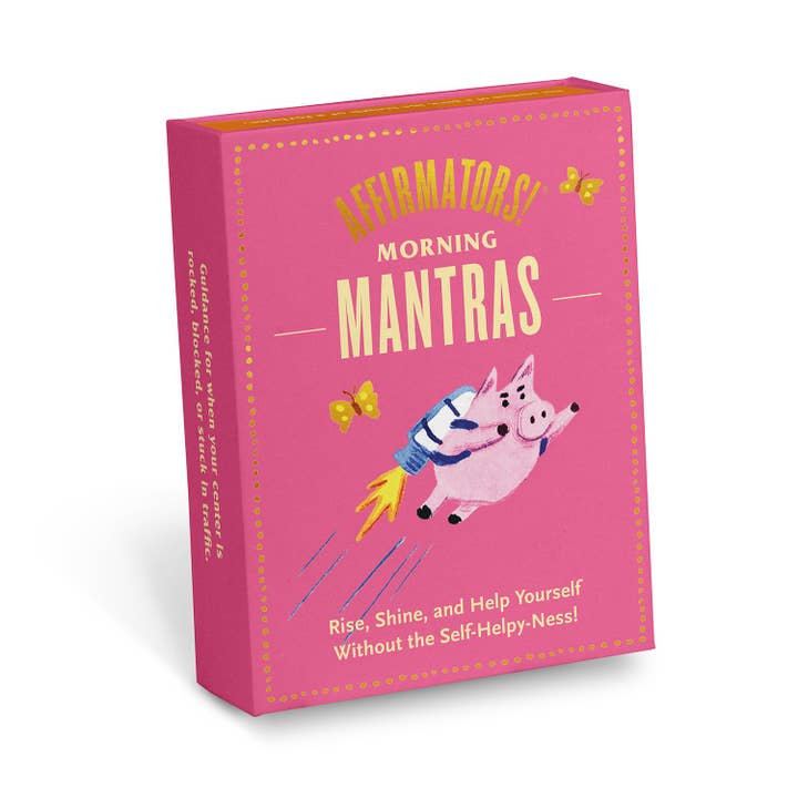Knock Knock - Wholesale Everyday Greeting Card - Affirmators!® Mantras (Morning) Daily Affirmation Cards