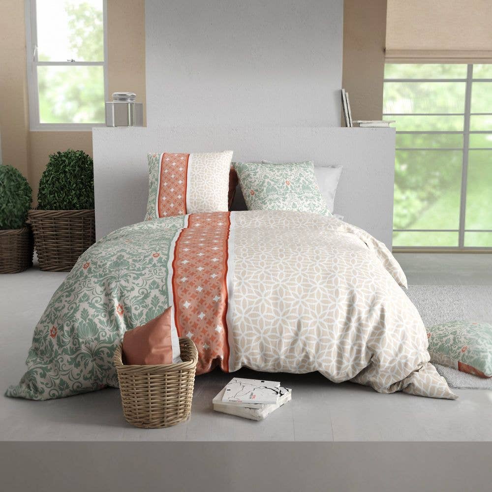 Housse De Rêve - Vente Parure de lit - Parure de lit 220x240 cm Coton 57 fils Sérénité0