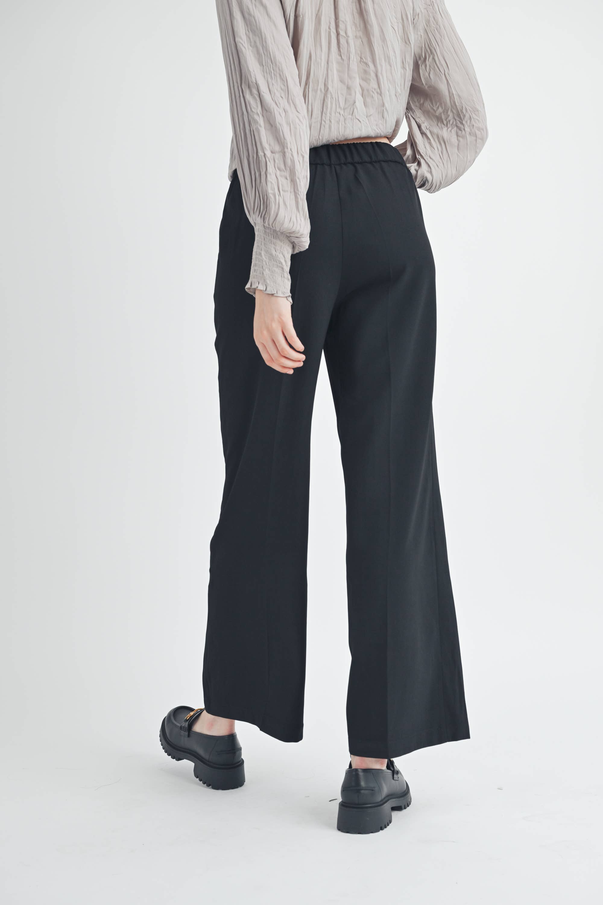 FUN2FUN - Wholesale Pants - Women's -  Tailored Pants - With Side Pockets and Elastic Waistband9