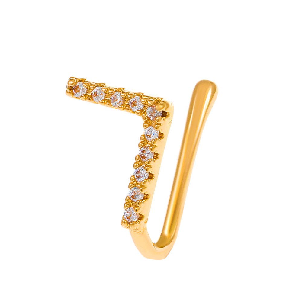 SALINA TRADING INC - Wholesale Neusring - U-vorm Ster Hart Kroon Niet-piercing Neusring78