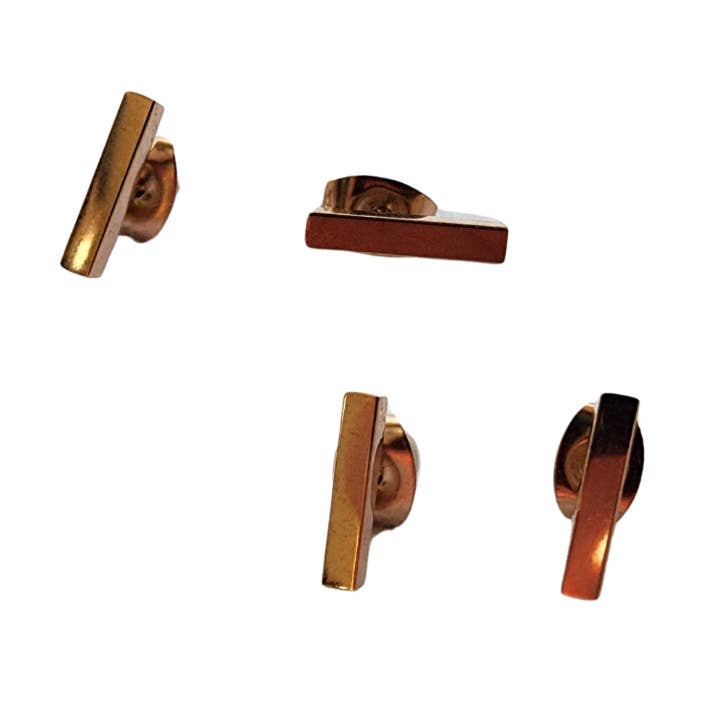 Metal øreringe | BAR STUDS for engroshandel hos lovelevel